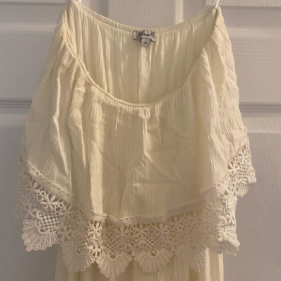 Kismet Strapless Bohemian Maxi Dress - Picture 2 of 2